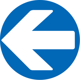 規格デザイン　上面板　左矢印