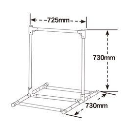 スクリーンフレーム本体　小サイズ